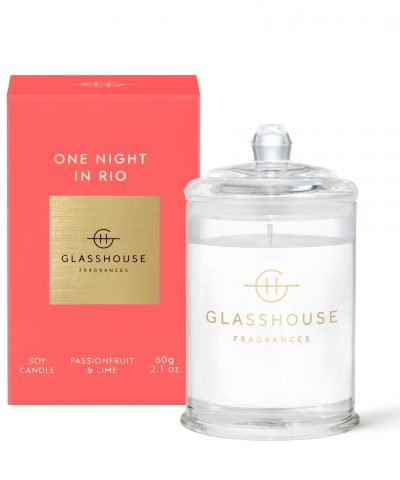 ONE NIGHT IN RIO - 60g Soy Candle Glasshouse Fragrances