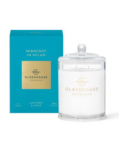 MIDNIGHT IN MILAN - 380g Soy Candle Glasshouse Fragrances