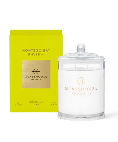 MONTEGO BAY RHYTHM - 380g Soy Candle Glasshouse Fragrances