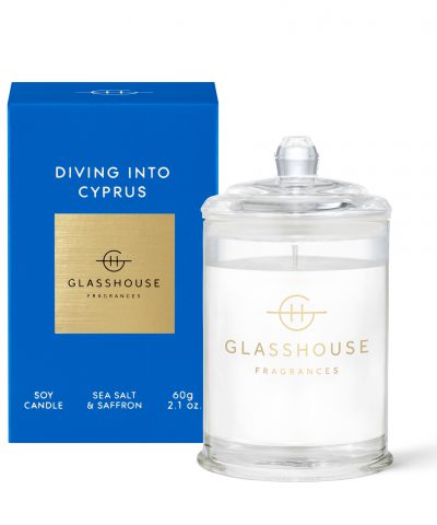 DIVING INTO CYPRUS - 60g Soy Candle Glasshouse Fragrances
