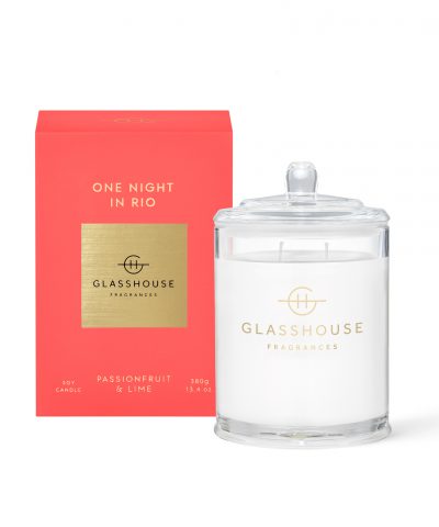ONE NIGHT IN RIO - 380g Soy Candle Glasshouse Fragrances