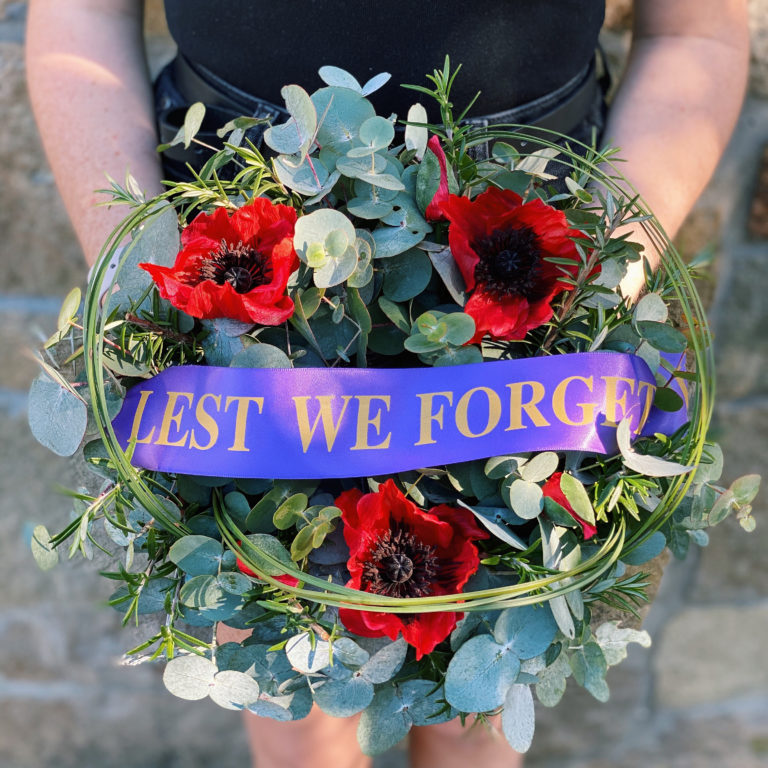 Classic ANZAC Day Wreath The Lush Lily Brisbane & Gold Coast