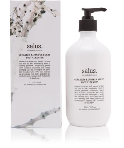 SALUS GERANIUM + JUNIPER BERRY BODY WASH 500ML