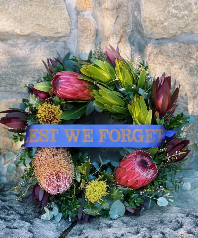Native Flower ANZAC Wreath
