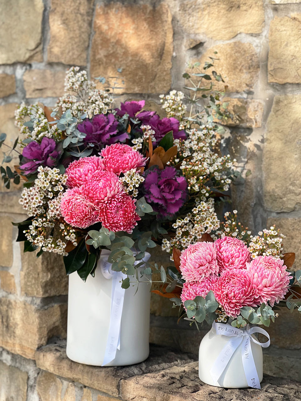 Classy White Dried Arrangement - The Lush Lily - Brisbane & Gold Coast  Florist Flower Delivery - Carindale, Loganholme Brisbane Gold Coast Buy  flowers online