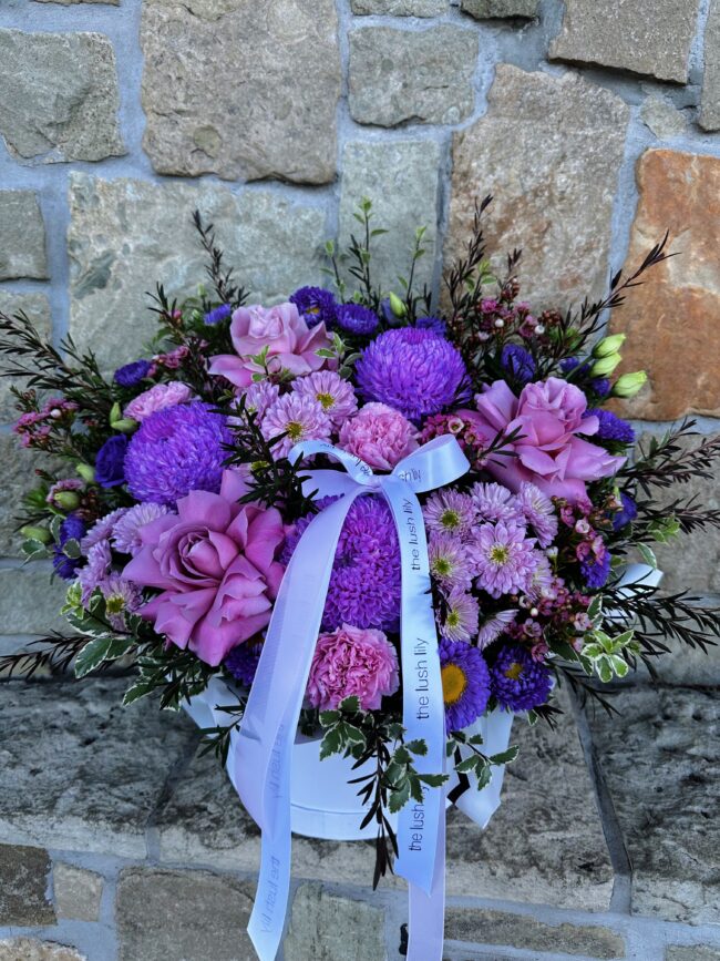 Lavender Luxe Hatbox