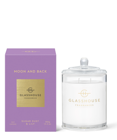 MOON AND BACK - 380g Soy Candle Glasshouse Fragrances