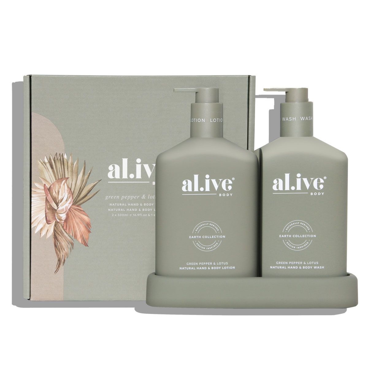 Wash & Lotion Duo + Tray - Green Pepper & Lotus - The Lush Lily ...