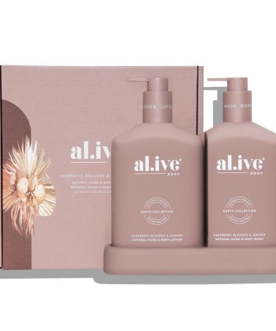 Wash & Lotion Duo + Tray - Raspberry Blossom & Juniper