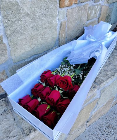 Presentation Style Dozen Colombian Roses