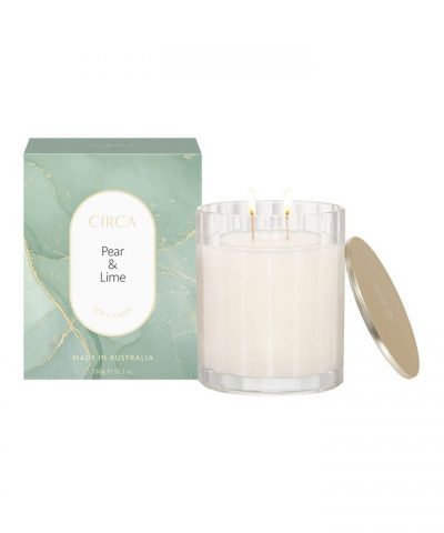 Pear and Lime Scented Soy Candle 350g