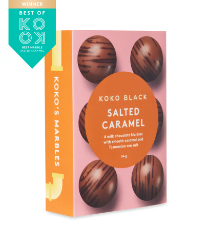 Salted Caramel Marbles Milk Chocolate