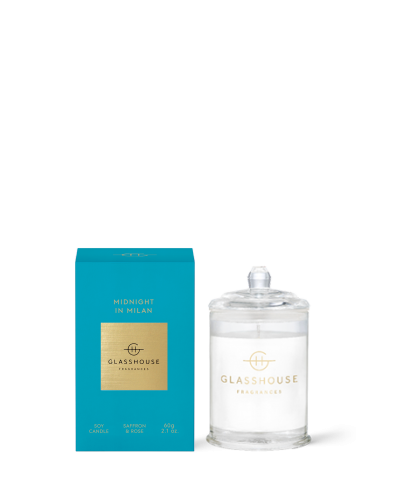 MIDNIGHT IN MILAN - 60g Soy Candle Glasshouse