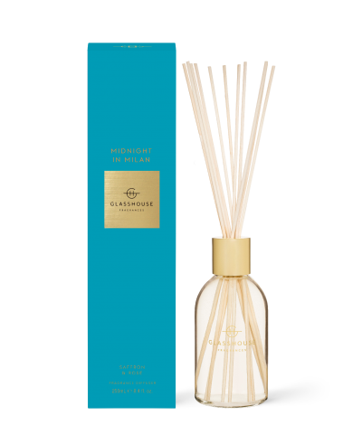 MIDNIGHT IN MILAN - 250mL Fragrance Diffuser Glasshouse Fragrances