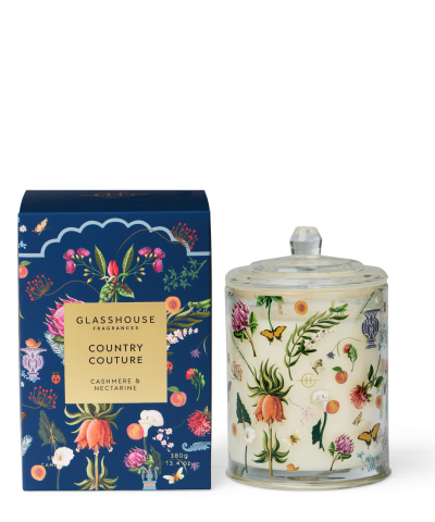 LIMITED EDITION - COUNTRY COUTURE 380g Soy Candle Glasshouse Fragrances