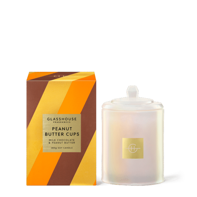 LIMITED EDITION Peanut Butter Cups - Glasshouse Fragrances 380g Soy Candle