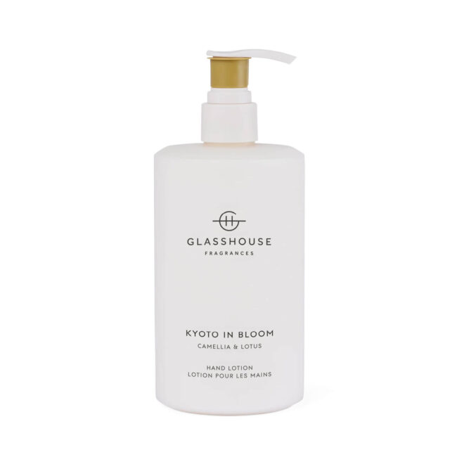 Kyoto In Bloom 450ml Hand Lotion Glasshouse Fragrances