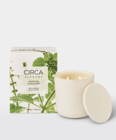White Tea & Wild Mint 300g Soy Candle