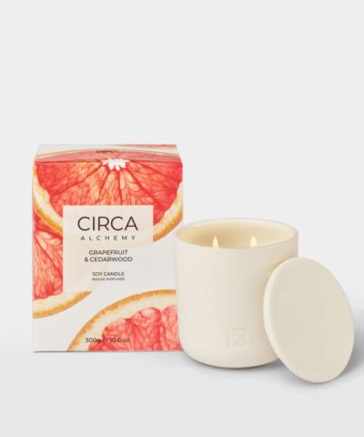 Grapefruit & Cedarwood 300g Soy Candle