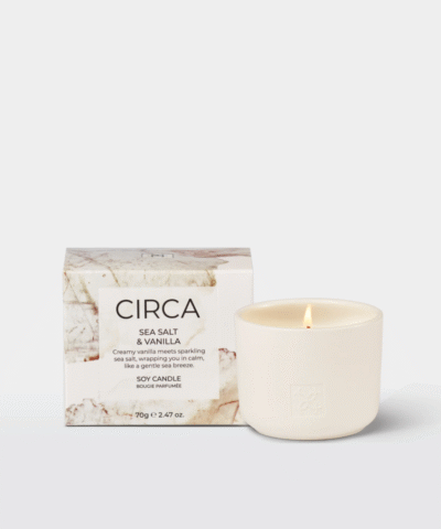 Sea Salt & Vanilla 70g Soy Candle