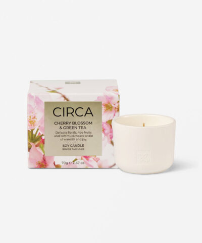 CIRCA Cherry Blossom & Green Tea 70g candle Mother’s Day gift
