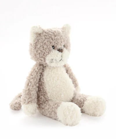 Checkers the Cat Grey Nana Huchy soft toy plush cat for babies and children